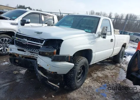 2006 Chevrolet Silverado 1500 Work Truck из США, поврежденный, VIN 3GCEK14Z76G209836